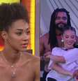 Eliminada do 'BBB 25', Aline admite ciúmes de Renata com Diogo Almeida, mas reforça: 'Não sou mulher de competir com outra'.  Foto: Reprodução, Globoplay / Purepeople