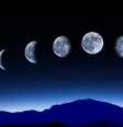 Faça rituais que estevam conectados com cada vibração lunar - Foto: Shutterstock  Foto: montagem de um céu noturno com todas as fases da lua / João Bidu - Terra Astral