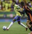 Foto: Rafael Ribeiro/CBF - Legenda: Raphinha é o artilheiro do Brasil nas Eliminatórias e está fora do próximo jogo nas Eliminatórias / Jogada10