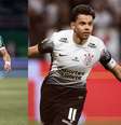 Richard Rios, do Palmeiras, e Ángel Romero, do Corinthians  Foto: Getty Images