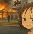 O Studio Ghibli, famoso por suas animações detalhadas e desenhadas à mão, tornou  Foto: se um dos estilos mais imitados nas redes sociais -  Reprodução / Perfil Brasil