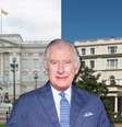O rei Charles III tem à disposição o imponente Palácio de Buckingham (à esquerda), mas prefere viver na discreta Clarence House  Foto: Reprodução