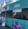 Barracas de comidas e bebidas no Lollapalooza  Foto: João Bidu - Terra Astral