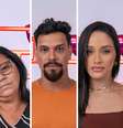 Paredão foi formado por Delma, Vinícius e Eva  Foto: Fábio Rocha/TV Globo