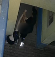Homem arrastou vítima para dentro de banheiro  Foto: Reprodução/TV Globo