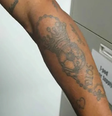 Ex-jogador acusado de integrar facção é deportado dos EUA por tatuagem em homenagem ao Real Madrid  Foto: Reprodução/Arquivo Pessoal