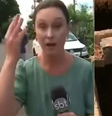 Jornalista ficou preocupada com a queda do colega  Foto: Reprodução