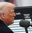 Trump anunciou tarifaço: todas as exportações brasileiras destinadas aos Estados Unidos serão taxadas em 10%  Foto: Reuters / BBC News Brasil