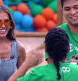 Deborah Secco na casa do BBB 25  Foto: Reprodução/Globo