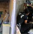 Polícia cumpre mandado de busca e apreensão na casa de dupla investigada por estupro de vulnerável e divulgação de material pornográfico com adolescente  Foto: Divulgação/PC-GO