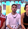 BBB25: Diego Hypólito, João Gabriel e Vitória Strada se enfrentam no Paredão   Foto: Reprodução/Globoplay