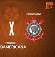  Foto: Arte/Jogada10 - Legenda: Corinthians visita o América de Cali pela segunda rodada da Sul-Americana / Jogada10