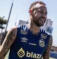 Neymar em treinamento no Santos  Foto: Raul Baretta/Santos FC