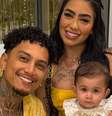 MC Mirella e Dynho Alves com a filha, Serena  Foto: Reprodução/Instagram / Mais Novela