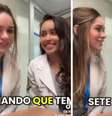 Gabrielli Farias de Souza e Thaís Caldeiras Soares Foffano expuseram caso de Vitória e ironizaram o fato de um dos transplantes não ter dado certo  Foto: Reprodução/TikTok