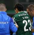  Foto: Cesar Greco/Palmeiras - Legenda: Veiga atuou somente 10 minutos em jogo do Palmeiras / Jogada10