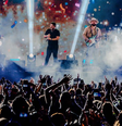Jorge e Mateus em show no Pacaembu  Foto: Reprodução/Instagram