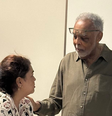 Gilberto Gil visita Preta Gil em hospital  Foto: Reprodução/Instagram