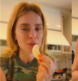 Carolina Dieckmann em vídeo que virou piada nas redes sociais  Foto: Reprodução/X