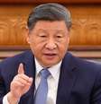 O presidente da China, Xi Jinping, pediu que a União Europeia se junte a Pequim na oposição à 'intimidação' dos EUA  Foto: EPA / BBC News Brasil