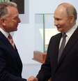 Steve Witkoff se encontrou com Vladimir Putin na Biblioteca Presidencial em São Petersburgo  Foto: Reuters / BBC News Brasil
