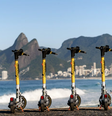 Acidentes com veículos de micromobilidade dispararam no Rio  Foto: Divulgação/Whoosh
