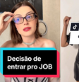 Capturas de tela de vídeos de profissionais do sexo no TikTok  Foto: Reprodução/TikTok / BBC News Brasil