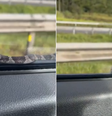 Cobra aparece em janela de veículo parado no trânsito em SC  Foto: Reprodução/Instagram @luans.campos