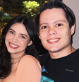 Lucas Cardi ao lado da esposa Thuani Todeschini  Foto: Reprodução/Inistagram @thutodeschini