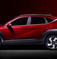 Novo Hyundai Kona usa um conjunto híbrido pleno, que não carrega na tomada  Foto: Divulgação / Estadão