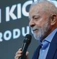 Lula discursou em visita a montadora automotiva no Rio de Janeiro  Foto: Divulgação/Ricardo Stuckert/PR