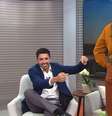 Momentou arrancou risadas dos apresentadores  Foto: Reprodução/RBS TV