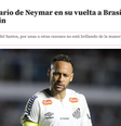 Jornal Mundo Deportivo criticou performance de Neymar  Foto: Reprodução