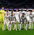 Time do Real Madrid antes de jogo da Liga dos Campeões  Foto: Getty Images/Antonio Villalba