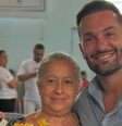 Diego Hypolito e a mãe, Geni  Foto: Reprodução/Instagram