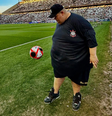 Gordão da XJ celebra perda de 75 kg: 'Minha vida está mudando'  Foto: Reprodução/Redes Sociais