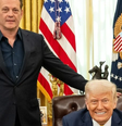 Donald Trump e o ator Vince Vaughn  Foto: Reprodução/X/Casa Branca