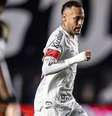 Neymar durante apresentação pelo Santos –  Foto: Bruno Vaz/Santos FC / Jogada10