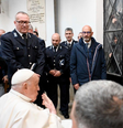 Papa Francisco visitou 70 presos em Roma  Foto: Vatican Media