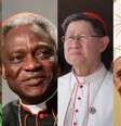 Cardeal Peter Erdo, Cardeal Peter Kodwo, Cardeal Luis Antonio Gokim e arcebispo Matteo Maria Zuppi  Foto: Vatican News / Divulgação / Perfil Brasil