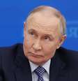 O presidente russo, Vladimir Putin, em Moscou, em 21 de abril de 2025.  Foto: © Vyacheslav Prokofyev/REUTERS / RFI