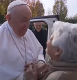 Carla Rabezzana e o papa Francisco   Foto: Reprodução/Vatican News