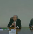 Andrei Rodrigues, da PF, Ricardo Lewandowski, do Ministério da Justiça e Segurança Pública, Vinicius Carvalho, da CGU, e Carlos Lupi, do Ministério da Previdência Social  Foto: Reprodução/Youtube Ministério da Justiça e Segurança Pública