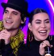 Fiuk se apresentou com Naiara Azevedo na final do BBB25  Foto: Reprodução/Globo