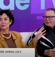 Lia Khey e Dicesar comentam broncas de Boninho no 'BBB10'  Foto: Reprodução/Sala de TV