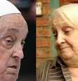 Única irmã viva de Papa Francisco estava há 12 anos sem vê-lo e vai ficar de fora do enterro. Entenda o motivo.  Foto: Getty Images, Reprodução, AFP Português / Purepeople