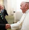 Lula reuniu-se com o papa Francisco às margens da cúpula do G7 de 2024, na Itália, em 14 de junho de 2024.  Foto: via REUTERS - Vatican Media / RFI
