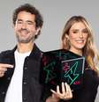 Felipe Andreoli terá a companhia da esposa Rafa Brites na apresentação do Power Couple  Foto: Divulgação