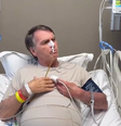 Bolsonaro recebe intimação no hospital  Foto: Reprodução/X/Jair Bolsonaro
