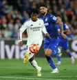 Endrick tentou cavadinha contra o Getafe e irritou Ancelotti  Foto: Reuters